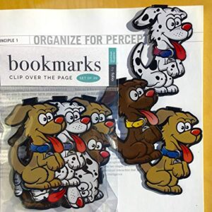 Dog Bookmarks - (Set of 20 Book Markers) Bulk Animal Bookmarks for Students, Kids, Teens, Girls & Boys. Ideal for Reading incentives, Birthday Favors, Reading Awards and Classroom Prizes!