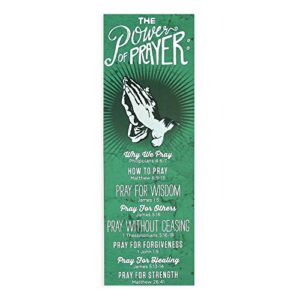 the power of prayer bookmarks, 2 x 6 inches, 25 bookmarks