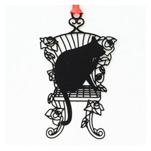 gift tags 3 pcs lovely cute metal bookmark black cat book holder for book paper creative gift korean stationery office school supplies diy book marker paper art craft supplies teachers (color : l, s