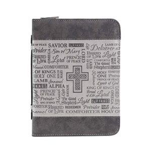 divinity boutique bible business report cover (25716) | 8.25″ x 5.50″ x 1″, black/gray, medium