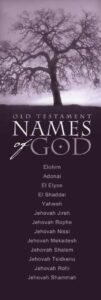 bookmarks-names of god in old testament (package of 25)