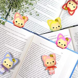 3D Bookmarks - 1 Pieces Fun Bookmarks for Kids, Ouch Animal Bookmark for Boys and Girls Book Lovers