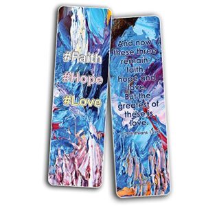 Favorite Bible Verses Bookmarks How Great is Our God Bookmarks (12 Pack) - Collection of Inspiring and Motivational Bible Verses - Scripture Cards Variety Bulk Buy - Sunday School Baptism Rewards