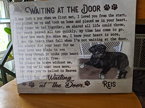 Custom Canvas Bereavement Gift | Dog Memorial Gift | Remembrance Gift | Sympathy Gift | Personalized Gift | Dog Gift | Memorial Gift | Pet Loss Gifts Custom Size