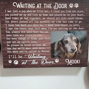 Custom Canvas Bereavement Gift | Dog Memorial Gift | Remembrance Gift | Sympathy Gift | Personalized Gift | Dog Gift | Memorial Gift | Pet Loss Gifts Custom Size