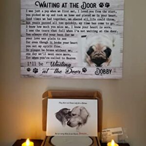 Custom Canvas Bereavement Gift | Dog Memorial Gift | Remembrance Gift | Sympathy Gift | Personalized Gift | Dog Gift | Memorial Gift | Pet Loss Gifts Custom Size