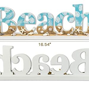 SAILINGSTORY Beach Decor, Beach Sign Beach Bathroom Decor Nautical Decor Ocean Coastal Decor