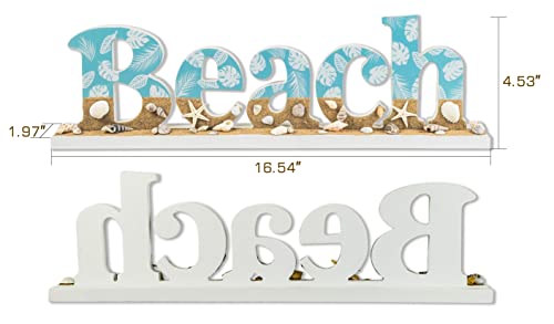 SAILINGSTORY Beach Decor, Beach Sign Beach Bathroom Decor Nautical Decor Ocean Coastal Decor