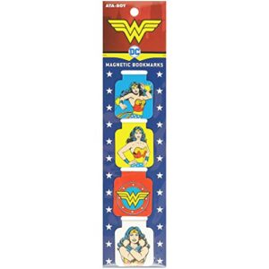 Ata-Boy Wonder Woman Bookmark - Wonder Woman Bookmark SetMagnetic Bookmarks (4 Set) Gifts & Merchandise…