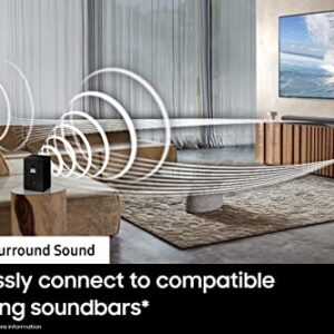 SAMSUNG SWA-9200S Wireless Rear Speaker Kit, Upgrade Soundbar System to True Surround Sound Experience, 2022