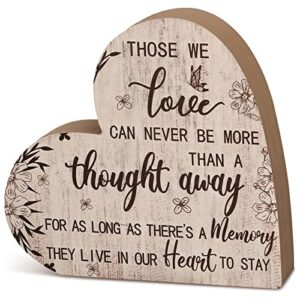 sympathy gift memorial heart present for loss of loved one bereavement gift bereavement sign grieving gift decorative sign plaque for loss of deceased father mother son brother remembrance condolence