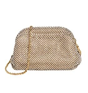 Loeffler Randall Women's Doris Mini Frame Pouch, Gold, One Size