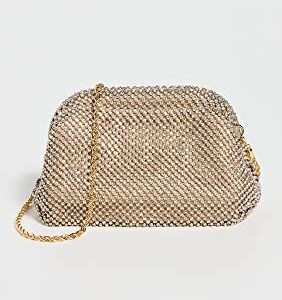 Loeffler Randall Women's Doris Mini Frame Pouch, Gold, One Size