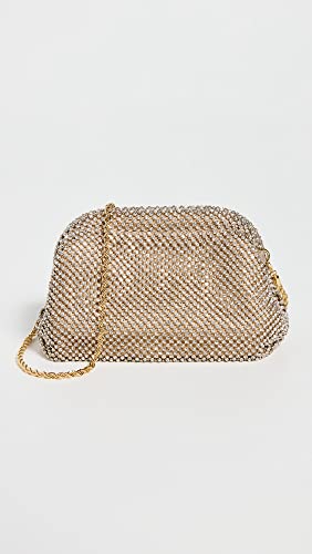 Loeffler Randall Women's Doris Mini Frame Pouch, Gold, One Size