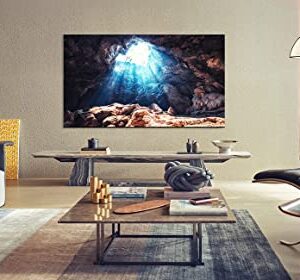 SAMSUNG Slim Fit TV Wall Mount, Compatible w/ 43”- 85” Q Series, Crystal UHD Series Televisions, Easy Installation, Blends w/Any Interior, Minimalist Look, WMN-B50EB/ZA, 2022, Black