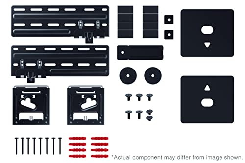 SAMSUNG Slim Fit TV Wall Mount, Compatible w/ 43”- 85” Q Series, Crystal UHD Series Televisions, Easy Installation, Blends w/Any Interior, Minimalist Look, WMN-B50EB/ZA, 2022, Black
