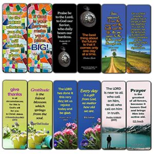 encouraging christian quotes about life and god (12 pack) – collection of inspiring and motivational bible verses and motivational authors