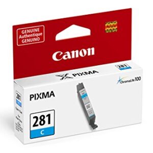 Canon CLI-281 CYAN Compatible to TR7520,TR8520,TR8620,TS6120,TS6220,TS6320,TS702,TS8120,TS8220,TS8320,TS9120,TS9520 Printers