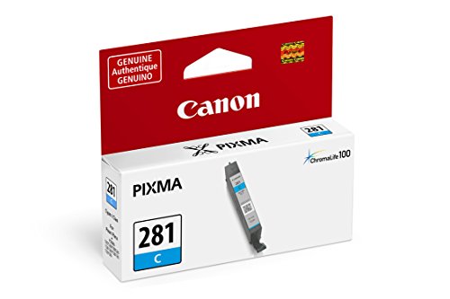 Canon CLI-281 CYAN Compatible to TR7520,TR8520,TR8620,TS6120,TS6220,TS6320,TS702,TS8120,TS8220,TS8320,TS9120,TS9520 Printers