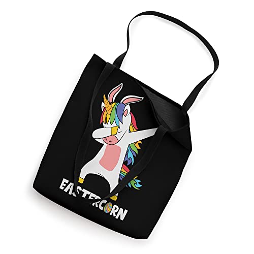 Dabbing Easter Unicorn Bunny Egg Hunting Basket Unicorn Tote Bag