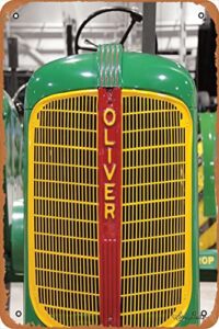 ysirseu oliver tractor iron poster painting tin sign vintage wall decor for cafe bar pub home beer decoration crafts