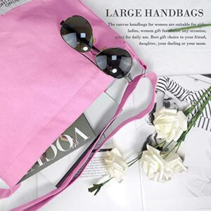 Canvas Tote Bag, Pink