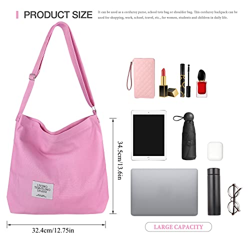 Canvas Tote Bag, Pink