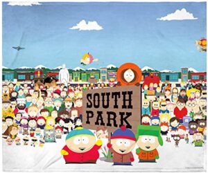 intimo south park tv show stan kyle cartman kenny mccormick full cast throw blanket