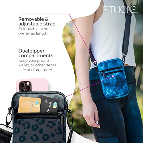 FITKICKS Crossovers Active Sport Lifestyle Crossbody Sport Water-Resistant Casual Bag Sling Purse - Nocturnal