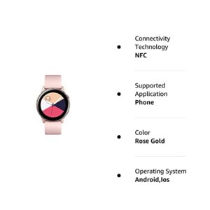 SAMSUNG Galaxy Active Smartwatch 40mm - Rose Gold (Renewed/Certified Refurbished) (Renewed)