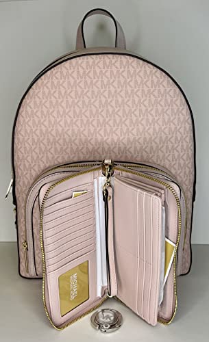 Michael Kors MICHAEL Michael Kors Jaycee Large Backpack bundled with Large Continental Wallet/Wristlet Purse Hook