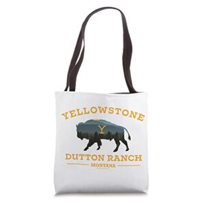 yellowstone dutton ranch bull tote bag