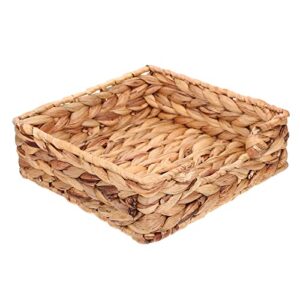 cabilock pastoral style water hyacinth grass woven storage basket grass woven basket