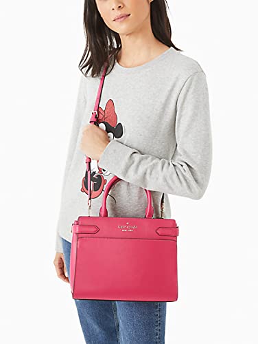 Kate Spade New York Staci Satchel Medium (Garden Ruby)