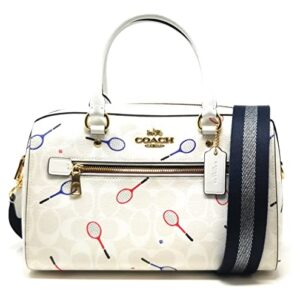 Coach Micro Rowan Crossbody In Signature Canvas (Chalk Multi)