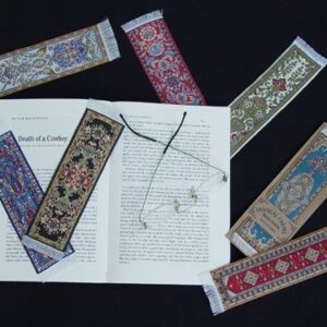 Oriental Carpet Bookmarks Tientsin - Authentic Woven Carpet - RUG BOOKMARKS - Beautiful, Elegant, Woven Cloth Bookmarks! Best Gifts for Men Women Adults Teens Teachers & Librarians!