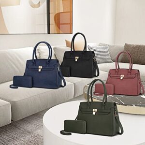 MKF Collection Satchel Bag for Women’s Crossbody Tote Handbag Top-Handle Purse