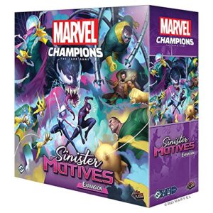 marvel champions the card game sinister motives campaign expansion | strategy card game for adults and teens | ages 14+ | 1-4 players | avg. playtime 45-90 mins | made by fantasy flight games