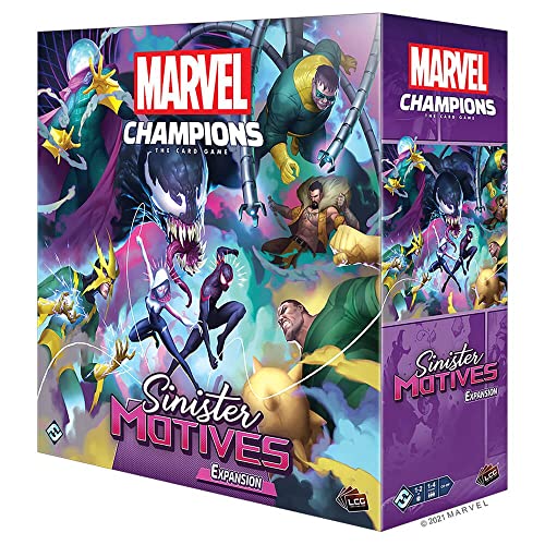 Marvel Champions The Card Game Sinister Motives Campaign Expansion | Strategy Card Game for Adults and Teens | Ages 14+ | 1-4 Players | Avg. Playtime 45-90 Mins | Made by Fantasy Flight Games