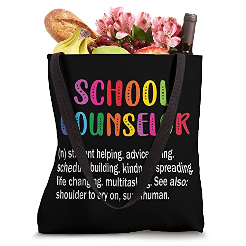 School Counselor Definition | School Counselor Appreciation Tote Bag