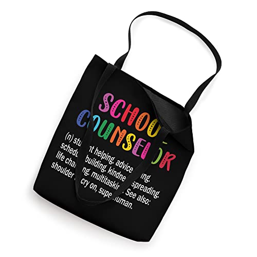 School Counselor Definition | School Counselor Appreciation Tote Bag