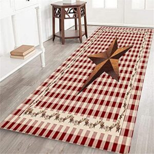 long runner rug floor mat,rustic texas western star berries,carpet hallway living room bedroom area rugs bath kitchen entrance door mats