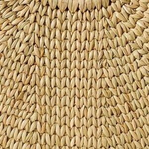 The Drop Women's Jileen Top Handle Straw Bag, Natural, One Size