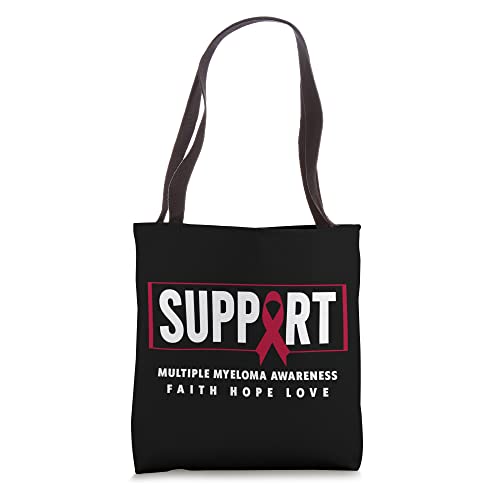 Support Multiple Myeloma Shirt - Multiple Myeloma Awareness Tote Bag