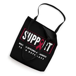 Support Multiple Myeloma Shirt - Multiple Myeloma Awareness Tote Bag