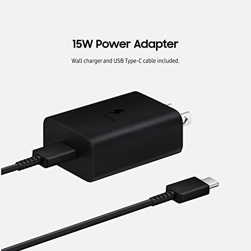 SAMSUNG 15W Wall Charger Type C (USB-C Cable Included), Black
