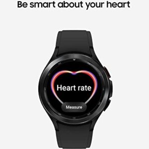 Samsung Electronics Galaxy Watch 4 Classic 46mm Smartwatch with ECG Monitor Tracker for Health Fitness Running Sleep Cycles GPS Fall Detection LTE US Version, Black (Renewed)