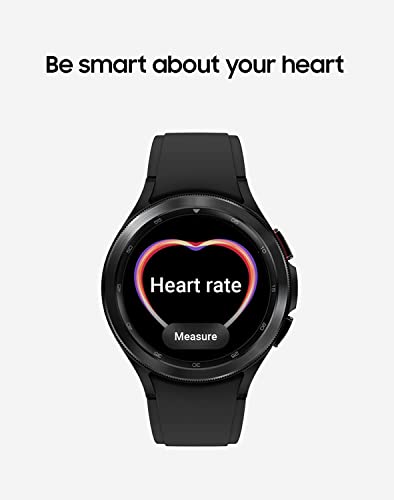 Samsung Electronics Galaxy Watch 4 Classic 46mm Smartwatch with ECG Monitor Tracker for Health Fitness Running Sleep Cycles GPS Fall Detection LTE US Version, Black (Renewed)