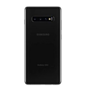 Samsung Galaxy S10 Plus 128GB 6.4" 4G LTE Fully Unlocked, Prism Black (Renewed)