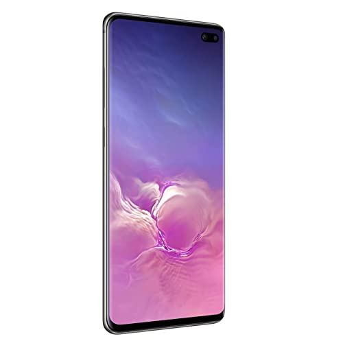 Samsung Galaxy S10 Plus 128GB 6.4" 4G LTE Fully Unlocked, Prism Black (Renewed)